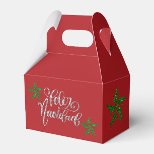 Ballotins Étoile de Noël de la Parties scintillant verte
