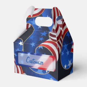 Ballotins Étoiles et rayures Patriotique Curls Ballotin Gabl