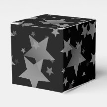 Étoiles noires et blanches Fête d'anniversaire chi