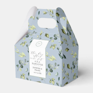 Ballotins Eucalyptus Dusty Blue Hangover Kit de mariage