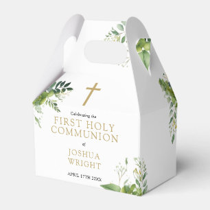 Ballotins Eucalyptus Verdure Première Communion Sainte