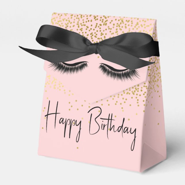 Ballotins Eyelashes d'anniversaire avec Parties scintillant  (Verso)
