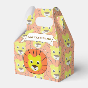 Ballotins Face de lion mignonne sur tout le Motif d'impressi