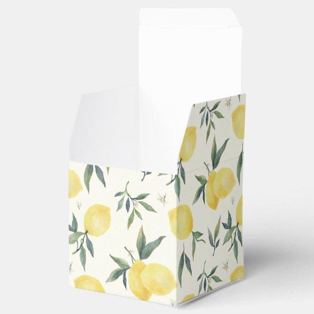 Ballotins Faire Lemonade (ivoire) Citron Motif - Ballotin (Ouvert)