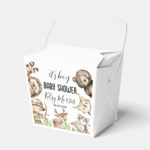 Ballotins Faire-part de naissance garçon Rustique Woodland B