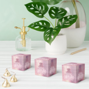 Ballotins Fairy Wing Mauve Gown Luxueux Tône Rose Dusty