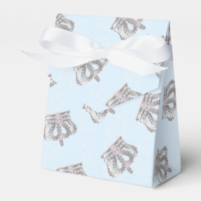 Ballotins Fairytale Vintage Crown Blue Party Favoriser les b (Verso)
