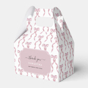 Ballotins Fancy Aquarelle Bow rose Anniversaire