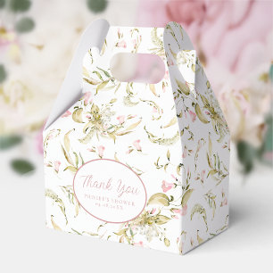 Ballotins Fard à Joues Aquarelle Floral Gable de Mariage