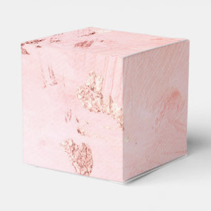Ballotins Faux Foil Rose Gold et Serenity Paint Texture