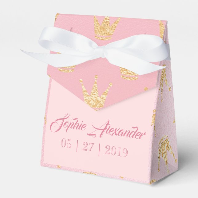 Ballotins Faux Rose Gold Girl Anniversaire (Verso)