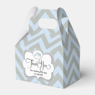 Ballotins Faveur bleue de Merci de cadeau de bébé de Chevr