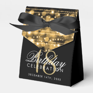 Ballotins Faveur d'anniversaire d'étincelles de partie d'or