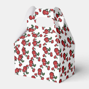 Ballotins Faveur de fête d'anniversaire Cerises Rouges