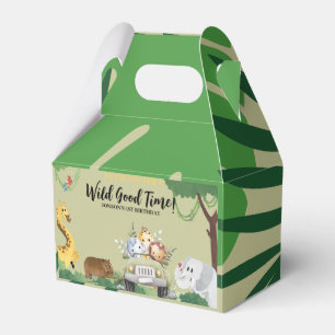 Ballotins Faveur de fête d'anniversaire Safari Jungle Wild O