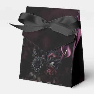 Ballotins Faveur de mariage floral romantique sombre et maus