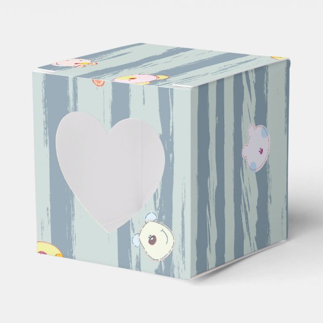 Ballotins Favor Box – Whimsy Faces (Verso)