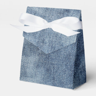 Ballotins Favoriser boîte cadeau avec jeans naturels, denim