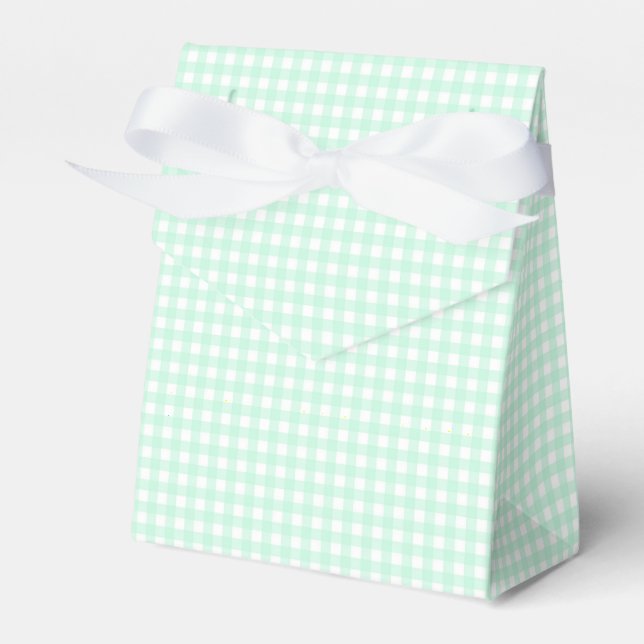 Ballotins Faye et Lauren Pastel Green En vichy (Verso)