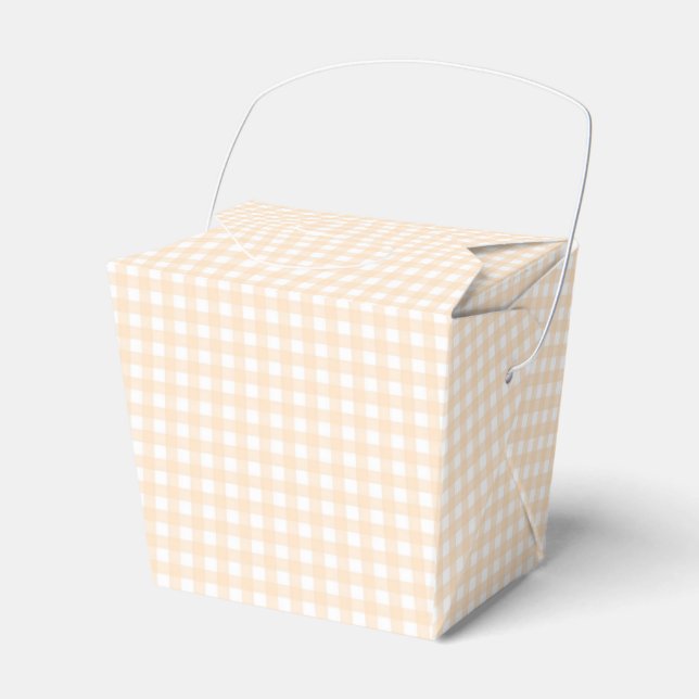Ballotins Faye et Lauren Peach Gingham (Verso)