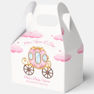 Ballotins Fée douce rose Princesse Carrosse Baby Shower