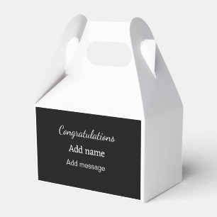 Ballotins Félicitations ajouter un message de nom simple dip