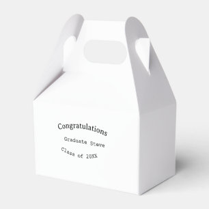 Ballotins Félicitations diplômé nom promotion 20XX type w