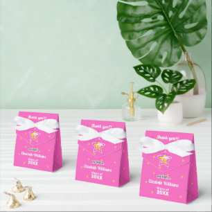 Ballotins Félicitations Super Grad Pink-Editable Texte