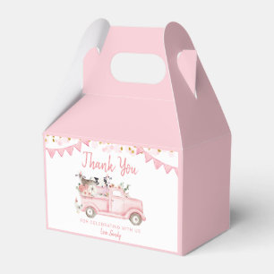 Ballotins Ferme Citrouille Pink Truck Drive Par Anniversaire