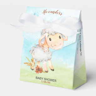 Ballotins Ferme de Baby shower de moutons d'aquarelle