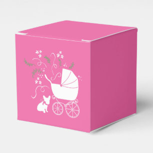 Ballotins Fête à thème Bulldog en France - rose Baby shower