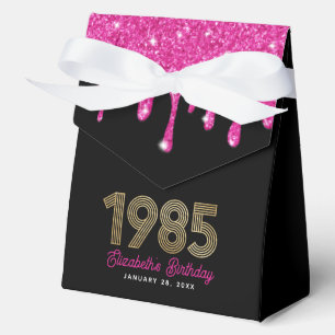 Ballotins Fête d'anniversaire 40 ans de 1985 à paillettes ro