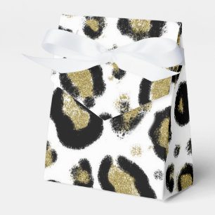 Ballotins Fête d'anniversaire à motif léopard tigre noir et 