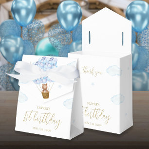 Ballotins Fête d'anniversaire Ballons Bleus Ourson