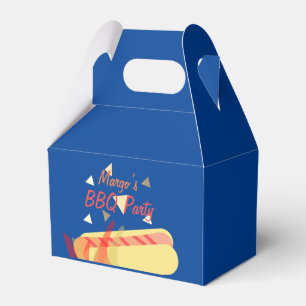 Ballotins Fête d'anniversaire BBQ Hotdog Bleu  