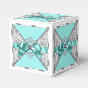 Ballotins Fête d'anniversaire bleue turquoise du bonbon 16 