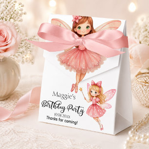 Ballotins Fête d'anniversaire charmante des fées roses en fo