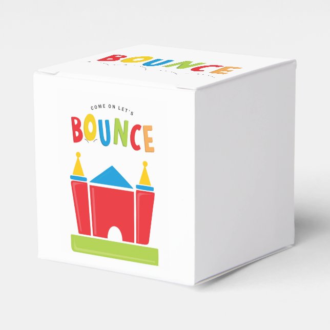 Ballotins Fête d'anniversaire de Bounce House (Verso)
