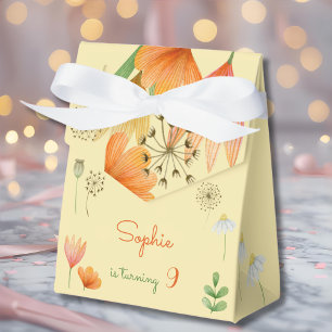 Ballotins fête d'anniversaire de chats et fleurs mégalithiqu