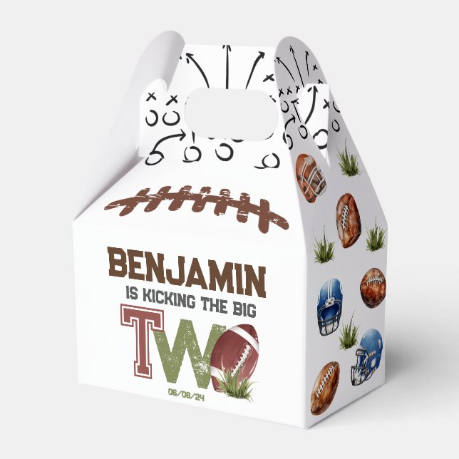 Ballotins Fête d'anniversaire de football (Verso)