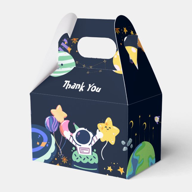 Ballotins Fête d'anniversaire de l'astronaute (Verso)