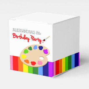 Ballotins Fête d'anniversaire de peinture de palette