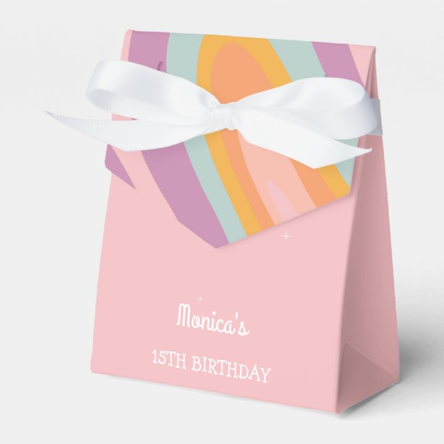 Ballotins Fête d'anniversaire de roller retro (Verso)