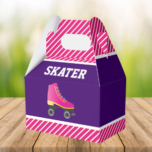 Ballotins Fête d'anniversaire de roller skate rose