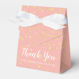 Ballotins Fête d'anniversaire des Confetti Gold de Blush Pi