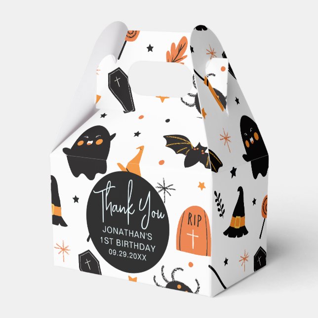 Ballotins Fête d'anniversaire d'Halloween (Verso)