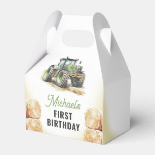 Ballotins Fête d'anniversaire du tracteur aquarelle