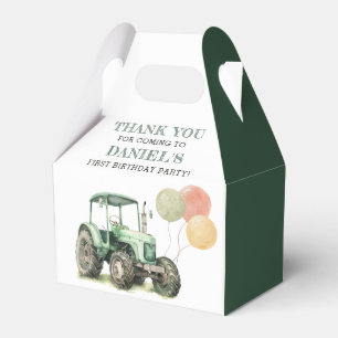 Ballotins Fête d'anniversaire du tracteur aquarelle