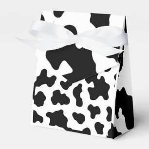 Ballotins Fête d'anniversaire Imprimé cuir de vache Noir & B