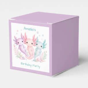 Ballotins Fête d'anniversaire Pastel Axolotl